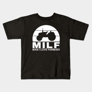 MILF - Man I love farming Kids T-Shirt